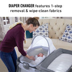 Graco Pack ’n Play Quick Connect Playard, Portable Bassinet - Image 4