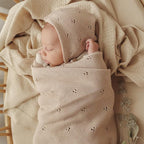 Organic Unisex Pointelle Receiving Swaddle Blanket - Image 7