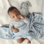 Baby Receiving Swaddle Stroller Blanket - Image 2