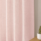 Tollpiz Linen Tier Curtain Rod Pocket Semi Sheer Half Kitchen Curtains Burlap - Image 8