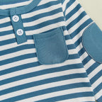 fhutpw Baby Boy Clothes 3 6 12 18 Months Ribbed Knitted Long Sleeve Romper and - Image 5