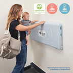 ECR4Kids Horizontal Wall-Mounted Changing Station, Baby Changer - Image 6
