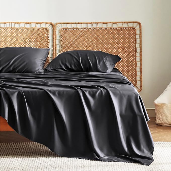 Bedsure Queen Sheets, Rayon Derived from Bamboo, Queen Cooling Sheet Set - Image 2