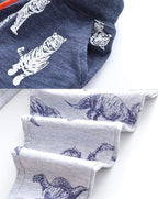 HUAER& Baby Boy's Jogger Pants Dinosaur Car Animal Print Drawstring Elastic - Image 5