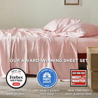 Bedsure California King Sheet Sets, Cooling Sheets - Image 2