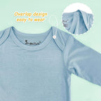 Jimonda Bamboo Baby Bodysuit Long Sleeve Infant Romper Soft Boy Girl Unisex - Image 2