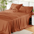 Bedsure California King Sheet Sets, Cooling Sheets, Rayon Derived from Bamboo by BEDSURE