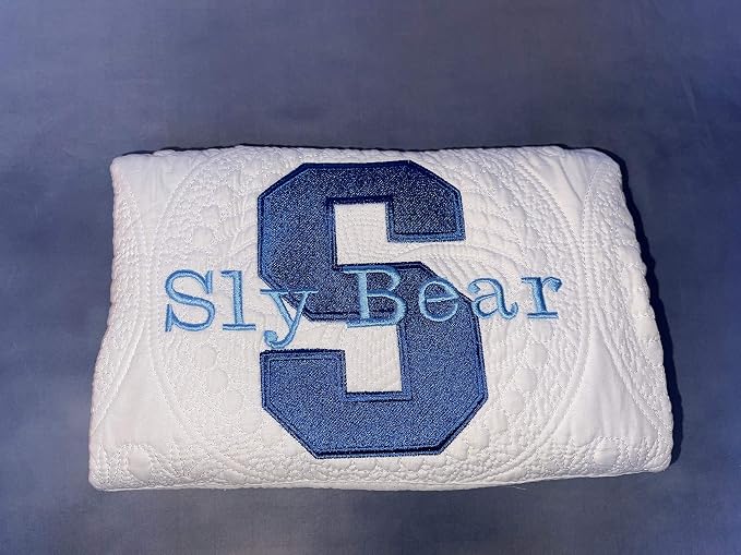 Personalized Baby Blanket Baby Quilt Monogrammed Blankets - Image 2