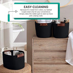 3 Pack Cotton Rope Storage Basket Woven Shelf Storage Bin - Image 5