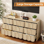 9 Drawer Dresser for Bedroom, Modern Closet Chest of Drawers - Image 5