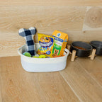 NaturalCozy 5-Piece Rectangle Storage Basket Set- Natural Cotton Rope Woven - Image 5