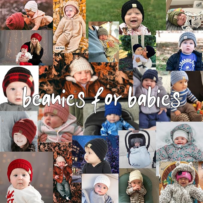Funky Junque Baby Winter Hat – Cute Newborn Hats, Cozy Warm Infant Beanie - Image 7