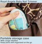 Baby Nail Trimmer 21 in 1, Usage Labeled Case & 13 Extra Replacement Tools - Image 6