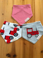 Baby Dribble Bib, Toddler Bandana Bib 3 Packs Super Absorbent Cotton Feeding - Image 6