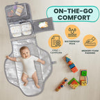 Portable Changing Pad for Baby Shower Gifts & New Mom Gifts, Travel Diaper - Image 2