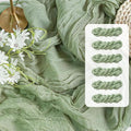 FEXIA 6 Pack Sage Green Table Runner 35x120 Inches by FEXIA