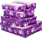 TSA Approved 5-Piece Diaper Bag Organizer Pouch Set Clear Waterproof TPU Kids - Image 5