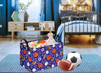 Rectangle Balls Pattern Kids Gift Storage Shelf Organizer Box Clothes Laundry - Image 6