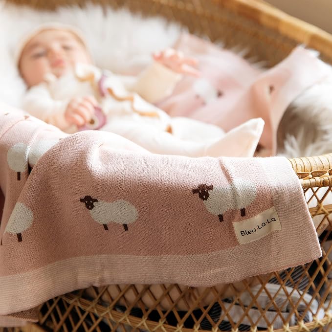 Luxury Knit Baby Receiving Blanket - Image 7