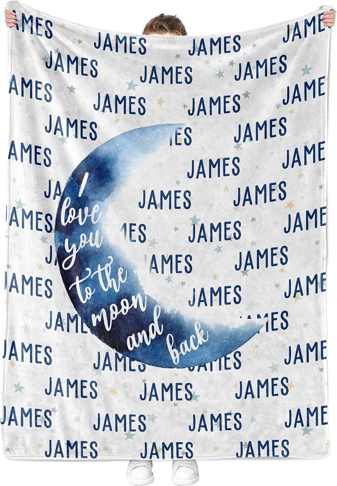 MDPrints Star Personalized Baby Blankets - Image 3