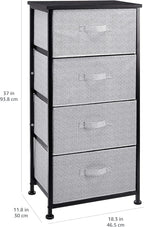 Amazon Basics Fabric 4-Drawer Storage Organizer Unit - Image 3