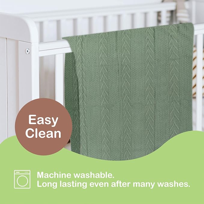 Organic Cotton Baby Blanket - Image 4