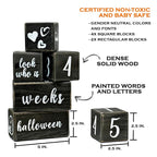 MAINEVENT Baby Monthly Milestone Blocks - Image 3