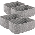 4 Pack Small Storage Shelf Baskets by OIASKET