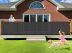 196 Inch Retractable Baby Gates Extra Wide, 41 Inch Reinforced Extra Tall Gate by EZIGO