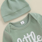 Fernvia Newborn Baby Boy Clothes Letters Print Bodysuit 3 6 9 12 18 Months Long - Image 4