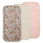 mushie Waterproof Changing Pad Liners | 100% Organic Cotton | Set of 3 by mushie