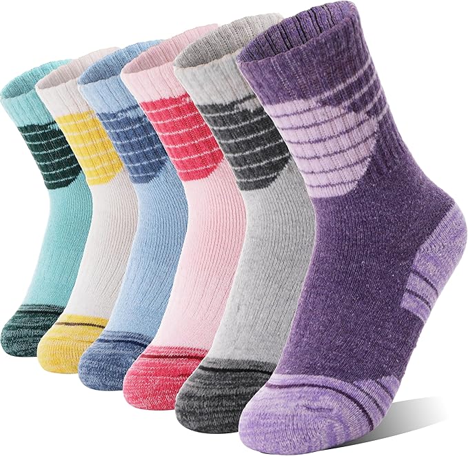 ANTSANG Kids Toddlers Boys Girls Merino Wool Hiking Athletic Thermal Warm by ANTSANG
