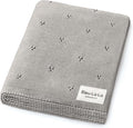 Organic Unisex Pointelle Receiving Swaddle Blanket by BleuLaLa