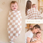 Ultra Soft Muslin Baby Blanket, A Versatile Swaddle and Bed Blanket - Image 4