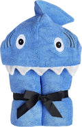 Hooded Baby Towel for Kids 2-8 | Large 100% Cotton Baby Shark Towel for Boys or by YikesTwins