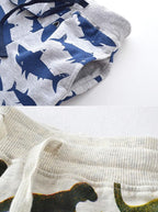 HUAER& Baby Boy's Jogger Pants Dinosaur Car Animal Print Drawstring Elastic - Image 4