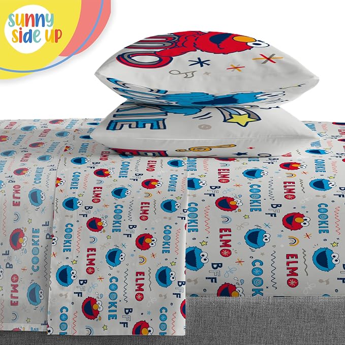 Sesame Street Full Comforter Set – 7 Piece Kids Bedding Includes Comforter - Image 4