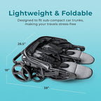 Gaggle by Foundations Roadster Duo Side by Side Double Stroller | Lightweight - Image 5