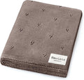 Organic Unisex Pointelle Receiving Swaddle Blanket by BleuLaLa