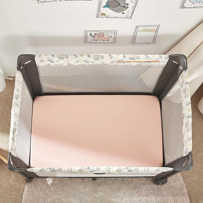 TILLYOU Mini Crib Fitted Sheets - Image 6