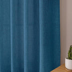 Tollpiz Linen Tier Curtain Rod Pocket Semi Sheer Half Kitchen Curtains Burlap - Image 8