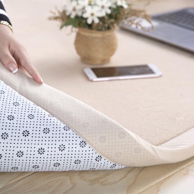 Stylish Coral Velvet Mat, V-mix Handmade weaving Plush Foam Play Crawling mat - Image 6