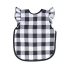 BapronBaby Flutter White Buffalo Plaid Bapron by BapronBaby