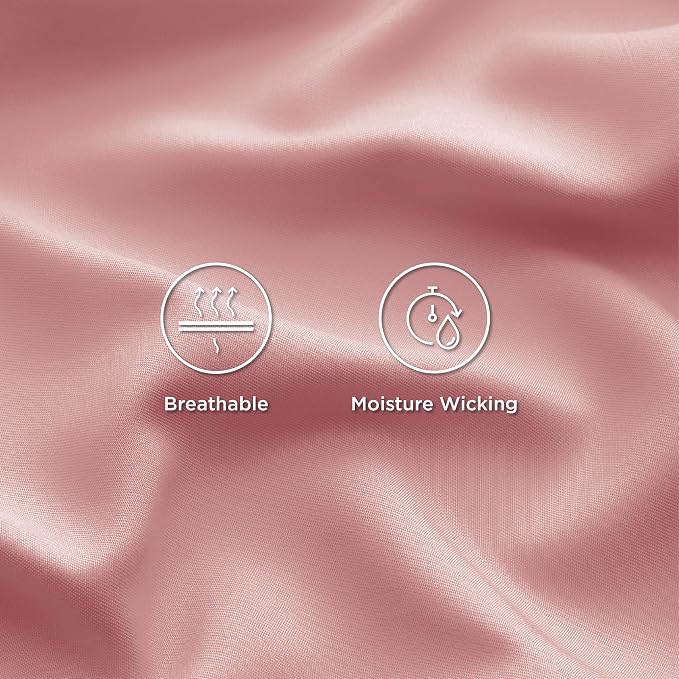 Bedsure Full Size Bed Sheets, Cooling Sheets, Rayon Derived from Bamboo - Image 4