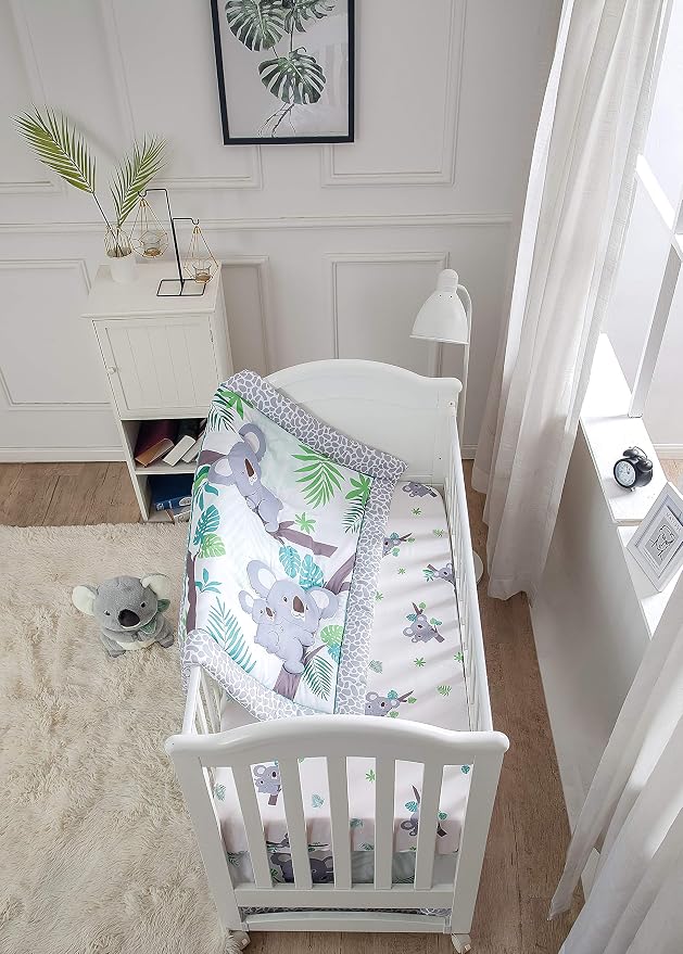 La Premura Baby Koala Nursery Crib Bedding Set, 3 Piece Standard Size Crib Set - Image 3