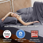 Bedsure King Size Sheets Set, Cooling Sheets - Image 2