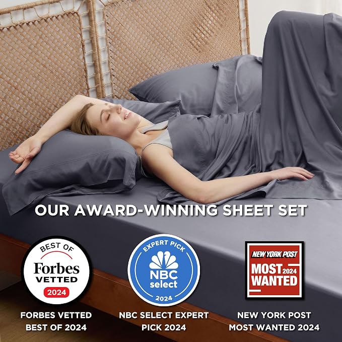 Bedsure King Size Sheets Set, Cooling Sheets - Image 2