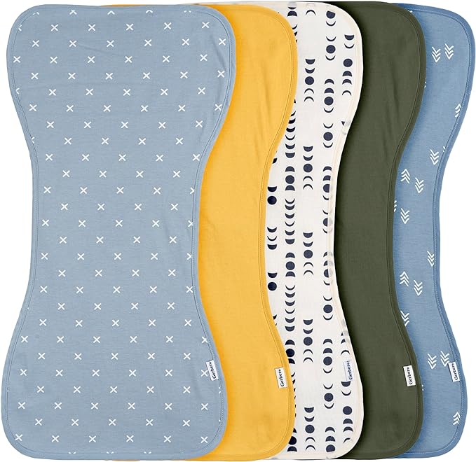 Gerber Baby Unisex Burp Cloths, Size 10.5" x 21" by Gerber