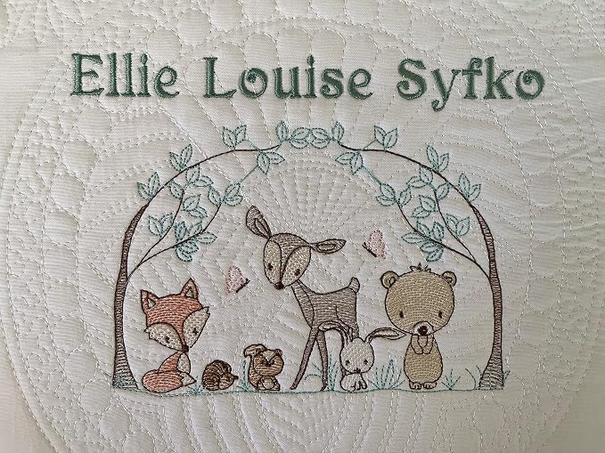 Personalized Baby Blanket Quilt | Monogrammed Blankets - Image 2
