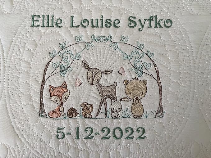 Personalized Baby Blanket Quilt | Monogrammed Blankets by OllieByBeebz